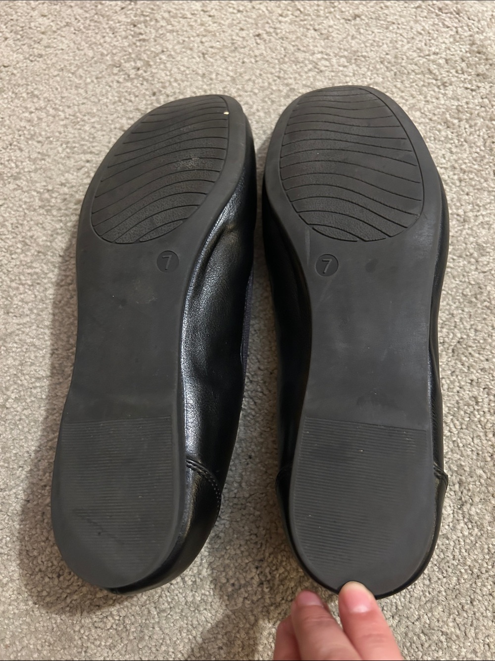 Black Mary Jane Flats - Picture 5 of 5